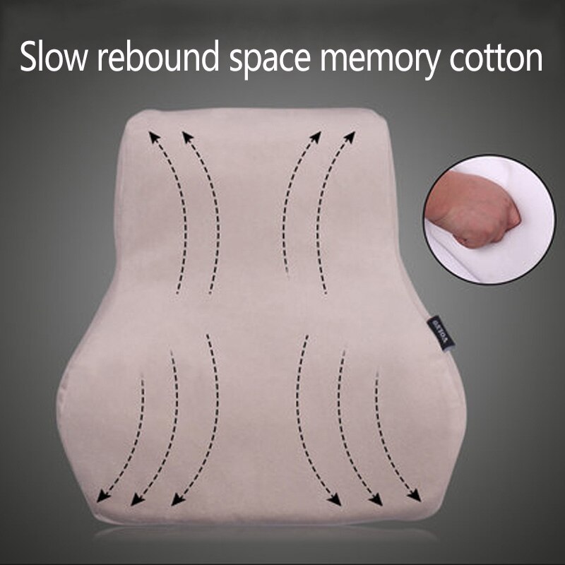 För volvo bil nackkudde bil ländryggen miljöskydd läder+utrymme minne skum bilbarnstolskydd kudde nackstöd