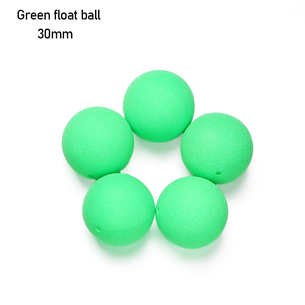 24mm-36mm Foam Floats Ball Beads Beans Fishing Float set Bottom Rig Rigging Material Fishing Tackle Accessories Pick Size: Green-30mm