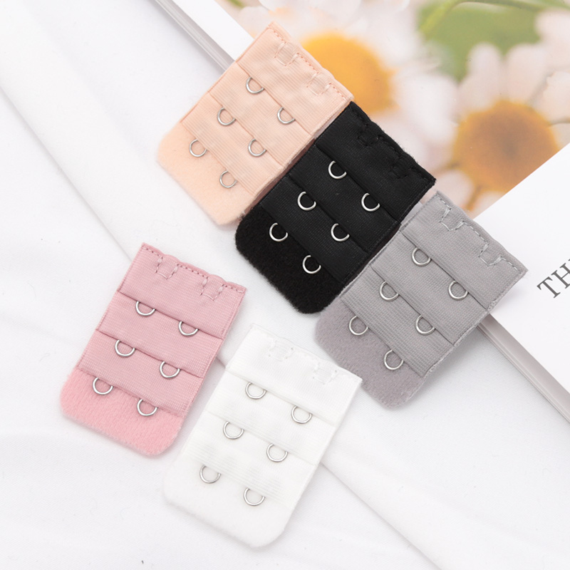 5 unids/set hebilla señoras útil extensor de sujetador correa de extensión elástica gancho cinturón ajustable íntimos hechos a mano mujeres accesorios DIY: Multicolor