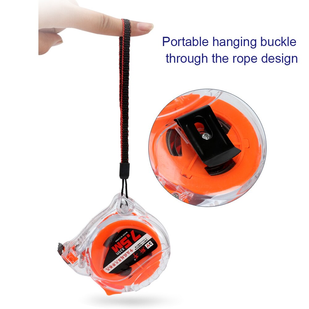 5M/7.5M Steel Measure Tape Steel Tapes Retractable Tapeline Woodworking Tools Measurement Metric System Gauging Tools