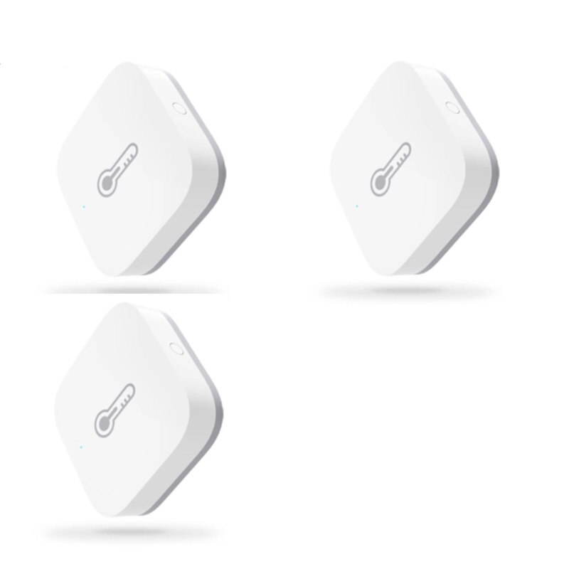 Aqara-Sensor de temperatura y humedad Original, dispositivo inteligente de presión de aire, funciona con Android IOS aplicación Mijia, Control en Stoc: 3pcs