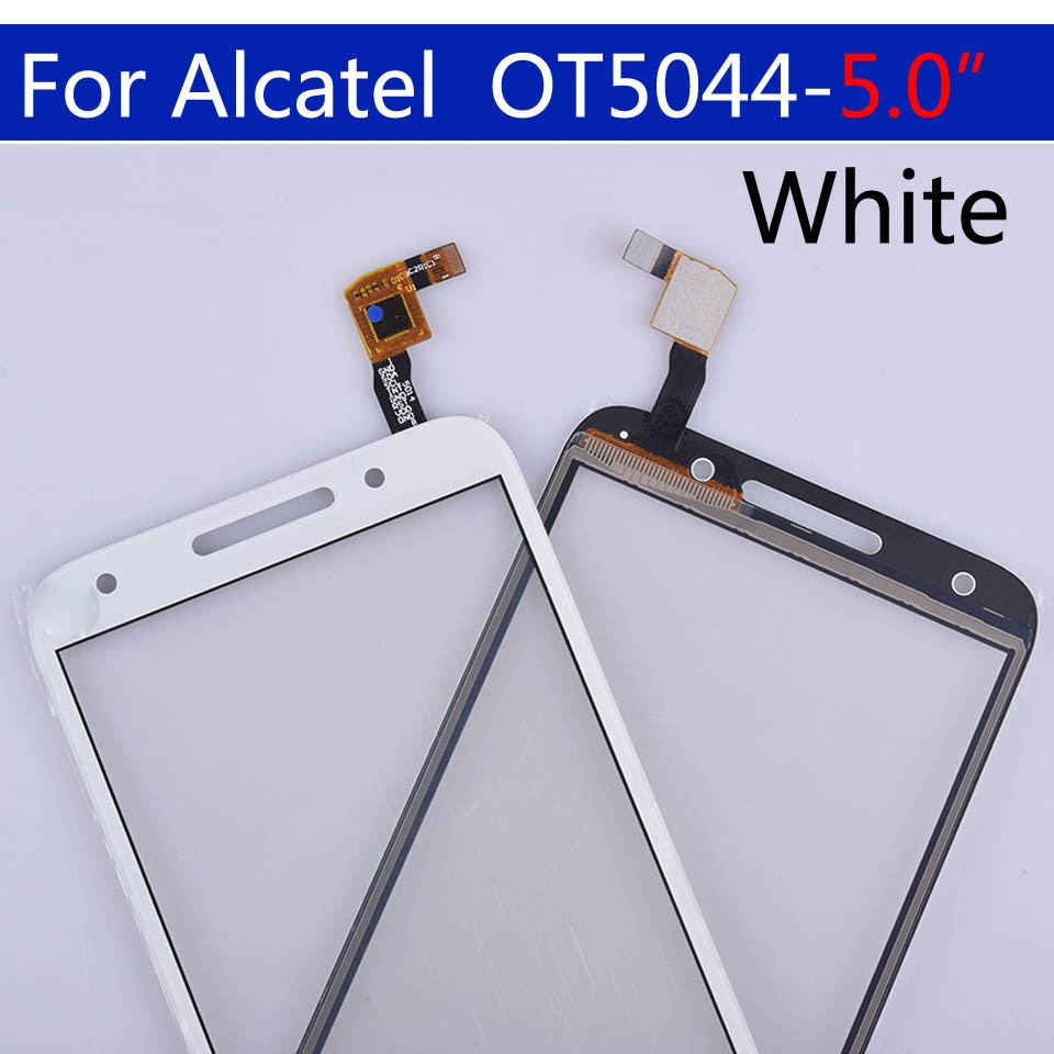 Pantalla táctil para Alcatel One U5 contacto OT5044 OT 5044D5044T 5044Y 5044R Touch Sensor de Panel de pantalla digitalizador de reemplazo de vidrio