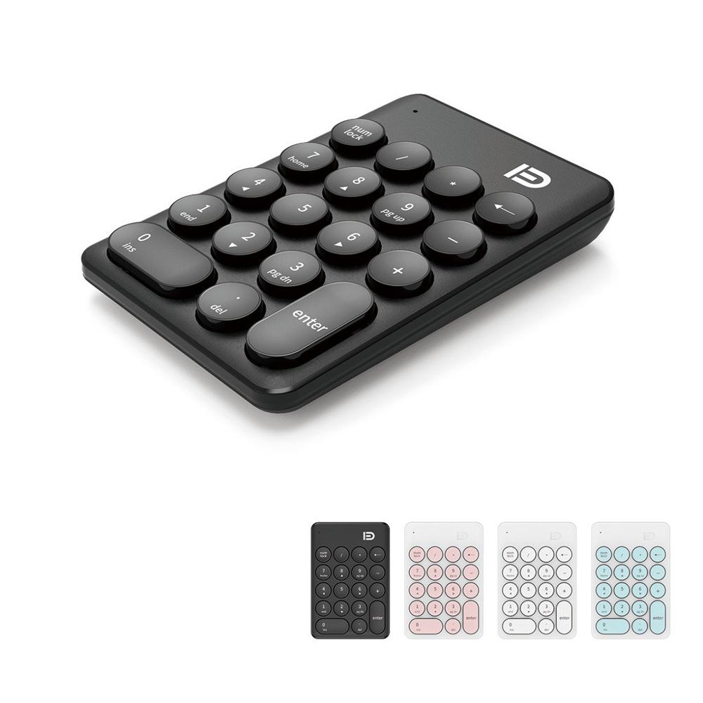 Wireless Number Keypad Accounting Keyboard ireless Digital Keyboard USB Number Pad 18 Keys Mini Numeric Keypad For Laptop PC
