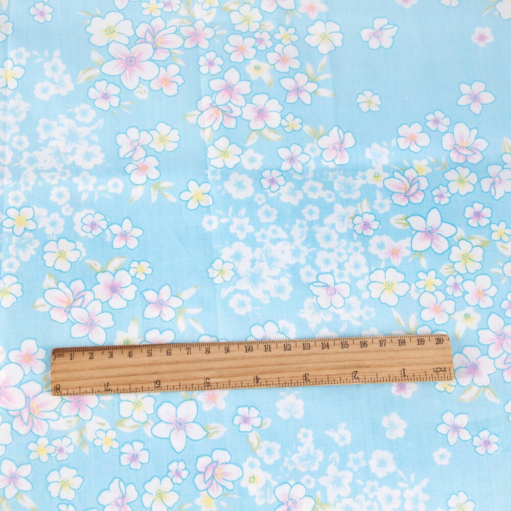 50*145cm Geometric Flower Patterns Printed 100% Cotton Fabric For DIY Handmade Projects Home Events,1Yc3457: 1061221001