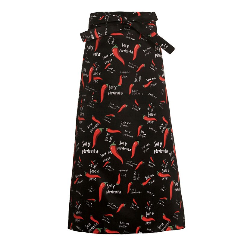 Kitchen Aprons Half-length Long Waist Apron Catering Chefs Waiters Uniform U7ED: 4