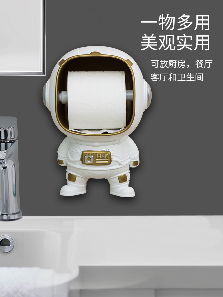 Northern wind astronauts paper holder toilet roll holder cartoon wall hung toilet tissue box to receive