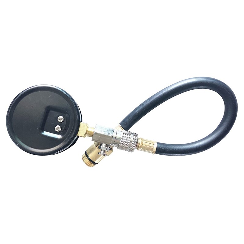 G324 0-300PSI Compression Engine Cylinder Tester Pressure Gauge Tester Kit Car Diagnostic Tool