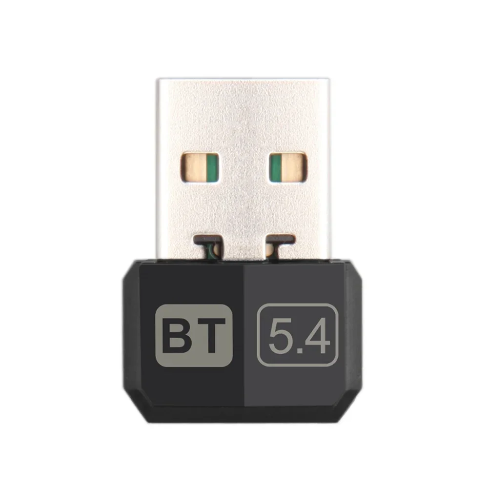 USB Bluetooth 5.4 5.3 Dongle Adapter for PC Speaker Wireless Mouse Keyboard Music Audio Receiver Transmitter Drive free: green