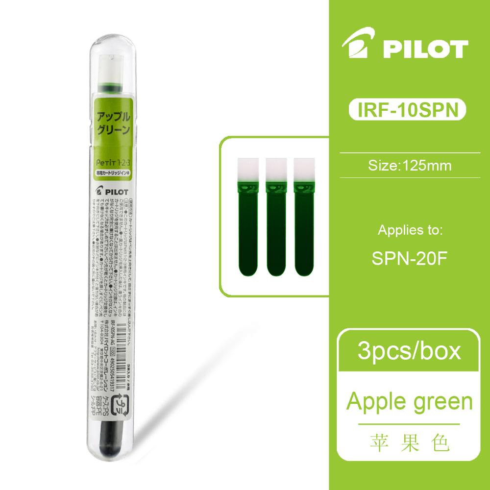 Pilot disposable ink IRF-10SPN small pen using color ink bag suitable for SPN-20F: Apple green