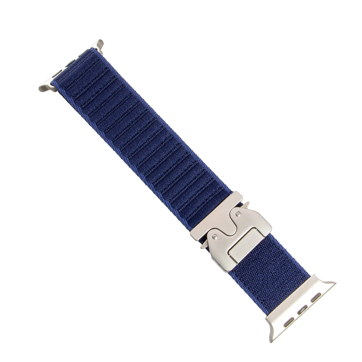 Correa Alpine Loop para Apple Watch 49mm 46mm 45mm 44mm 42mm 41mm 40mm Nylon Sport Loop Iwatch Series SE 10 9 8 7 6 5 Ultra 2: XXL / Blanco