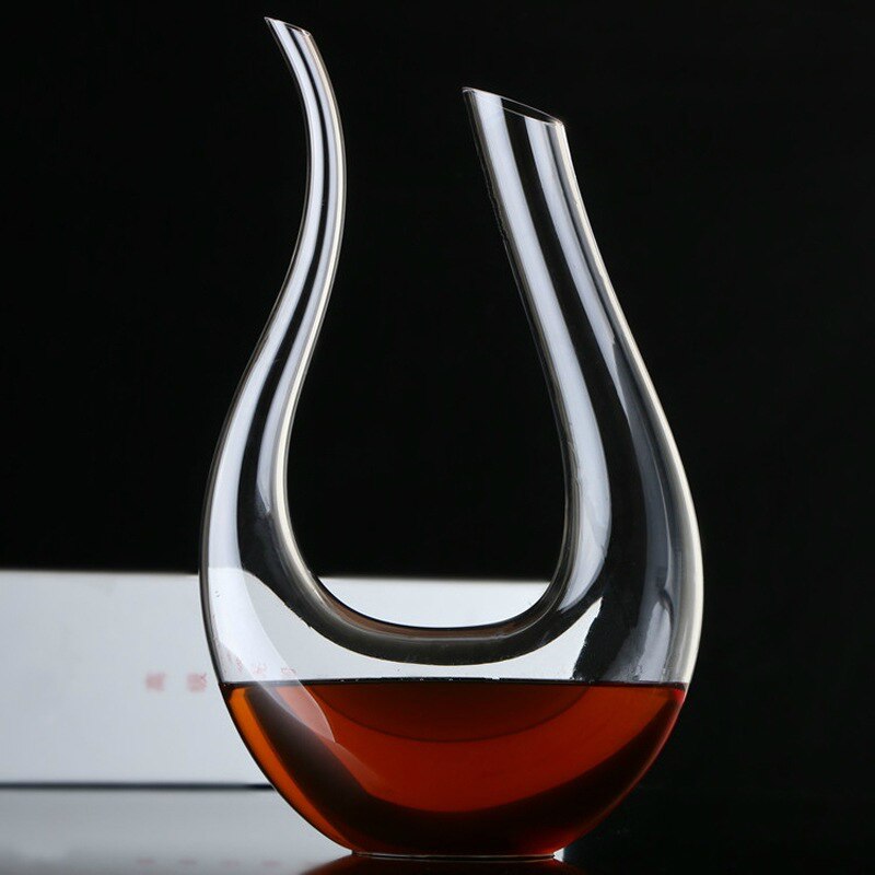 U-shaped wine decanter box harp swan decanter Crystal wine separator