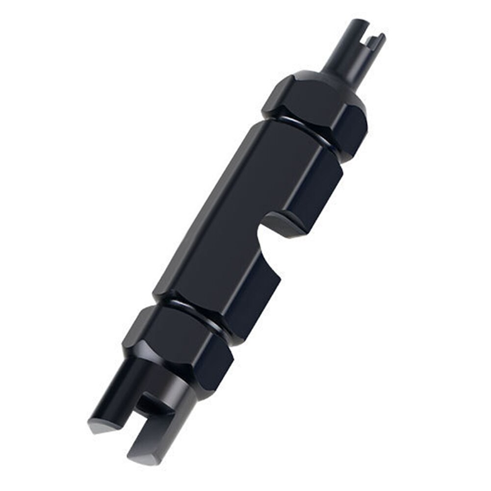 MTB Bicycle Wrench Valve Core Aluminum Alloy Air Tire Nozzle Disassembly Tools Axle Bicycle Bike Repair Tool Fit: Black