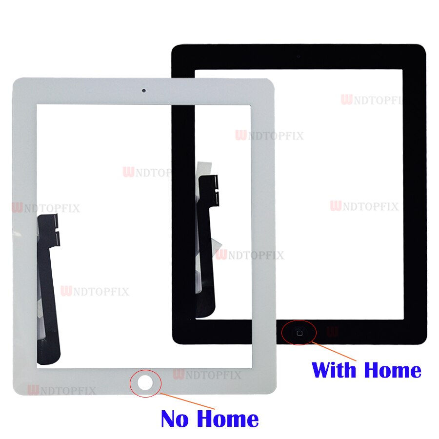 1 Uds. Para iPad 4 pantalla táctil 4th Gen A1458 A1459 A1460 9,7 "LCD pantalla táctil digitalizador exterior Panel de vidrio frontal reemplazo