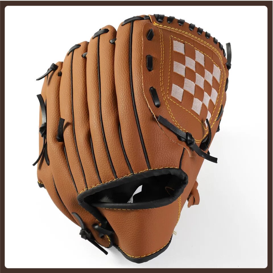 Verknüpfungen Hand Baseball Handschuh Leder freundlicher Ausbildung Baseball Ausrügestochen Schlagen Handschuhe Guante De Beisbol Rawling weicher Ball Ausbildung