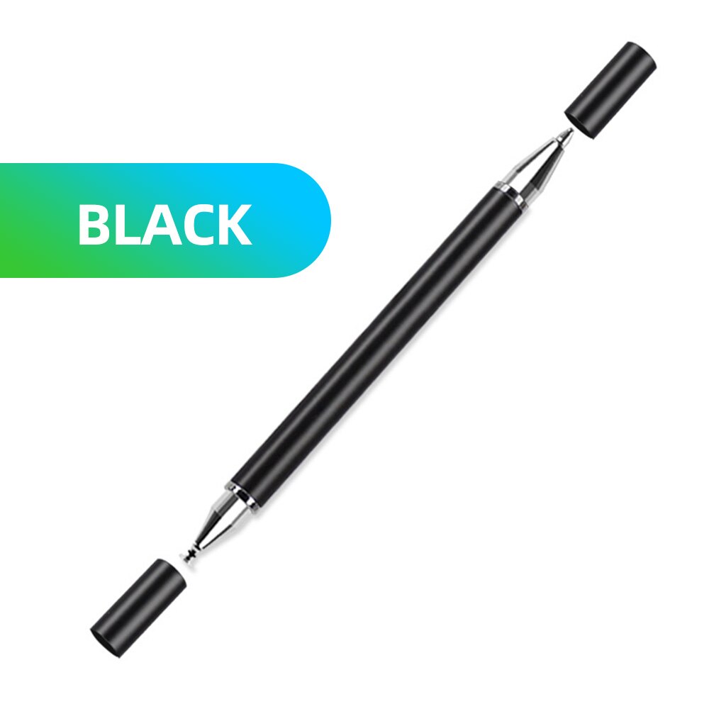 ANKNDO Stylus Pen For Smartphones 2 in 1 Touch Pen for iPad Xiaomi Tablet Screen Pen for Mobile Android Pencil Accessories: black