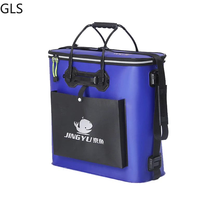 Draagbare Vissen Tas Water Emmer Opslag Dozen Inklapbare Dikker Live Aquarium Water Emmer Outdoor Camping Visgerei