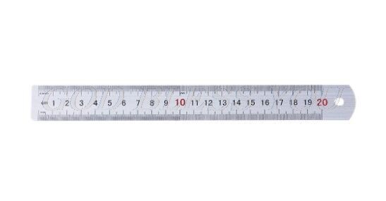 15/20/30Cm Straight Aluminium Ruler Meten Inch/Cm Naaien Craft Diy Thuis: 5A21262-20