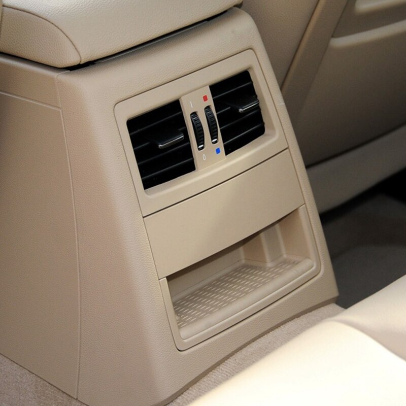 Car Rear Center Console Fresh Air Outlet Vent Grille Cover Outer Frame For BMW 3 Series E90 E91 2005