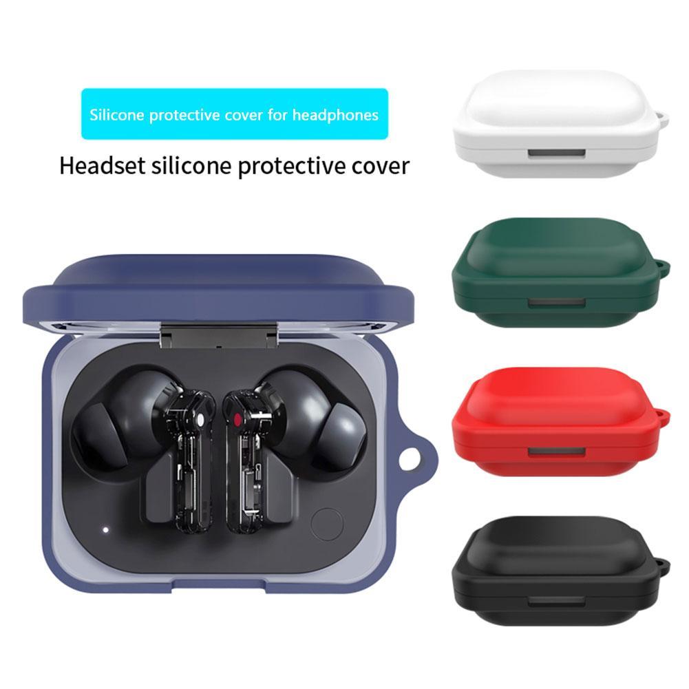 Funda protectora de silicona para auriculares Nothing Ear (a), funda suave impermeable anticaída, funda para auriculares para Nothing Ear a