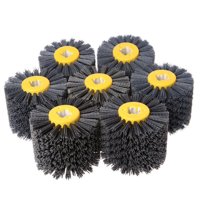 Deburring Abrasive Wire Drawing Round Brush Head Polishing Grinding Buffer Wheel