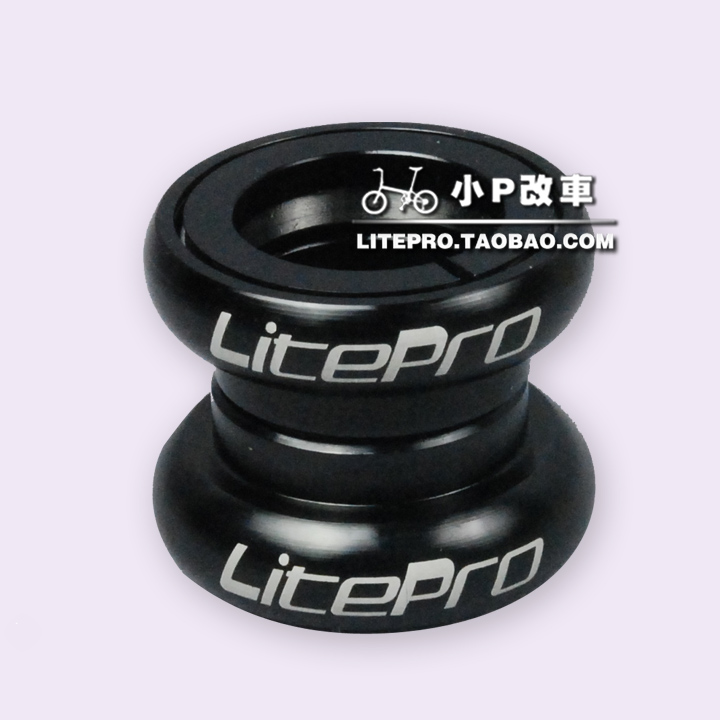 Litepro-auriculares de rodamiento H72 para bicicleta, accesorio de ubicación externa, de 34mm, compatible con Birdy BYA661 KA061: Black
