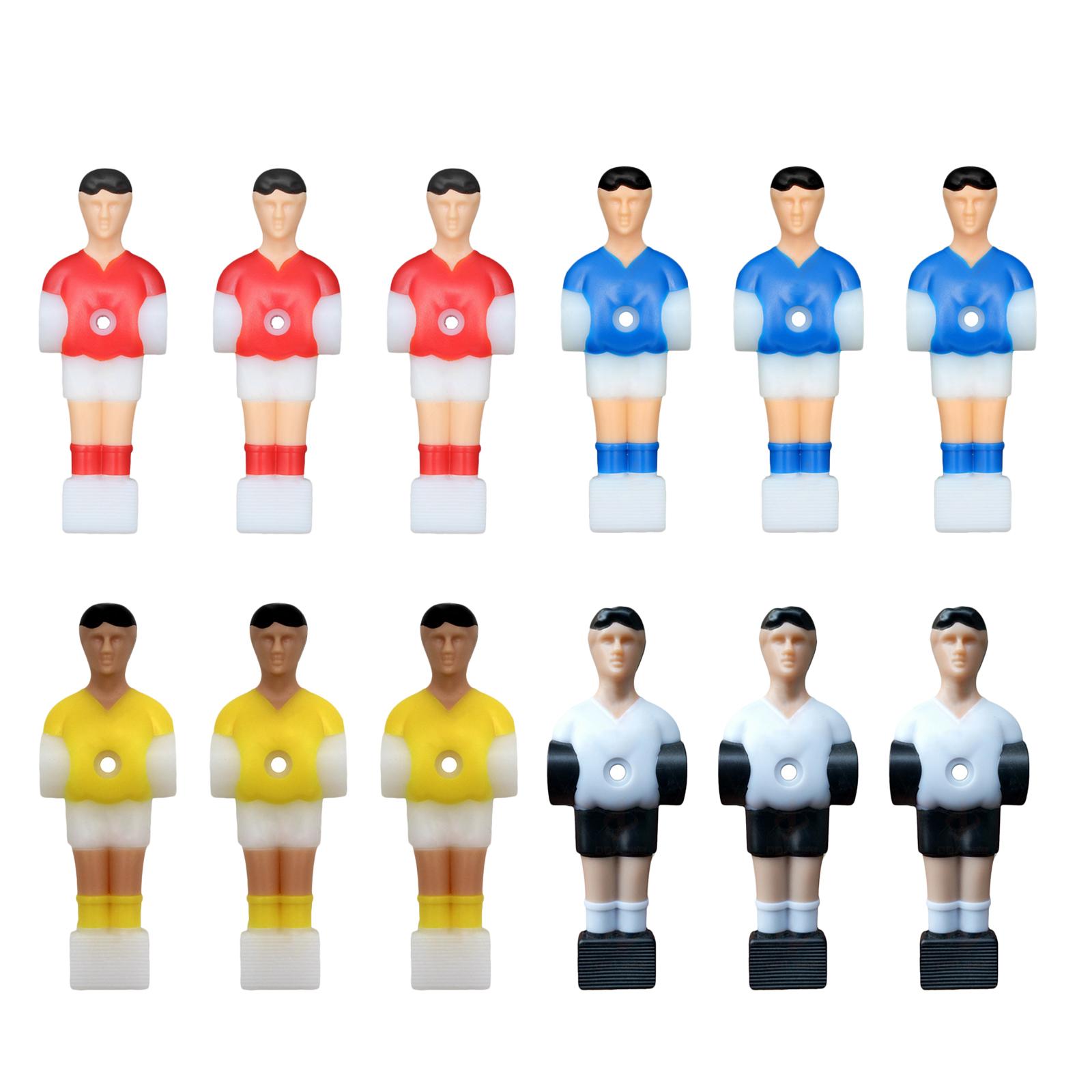 3x Voetbaltafel Mannen Speler Voetballer Tafelvoetbal Mannen Vervanger Set Voor Partij Voetbaltafel Spelen Sport Indoor Games