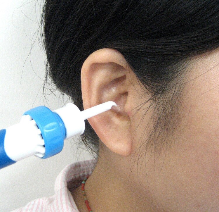 Behagelig japansk c-ørevoksrenser elektrisk trådløs støvsuger til rengøringsværktøj til øresikker remover