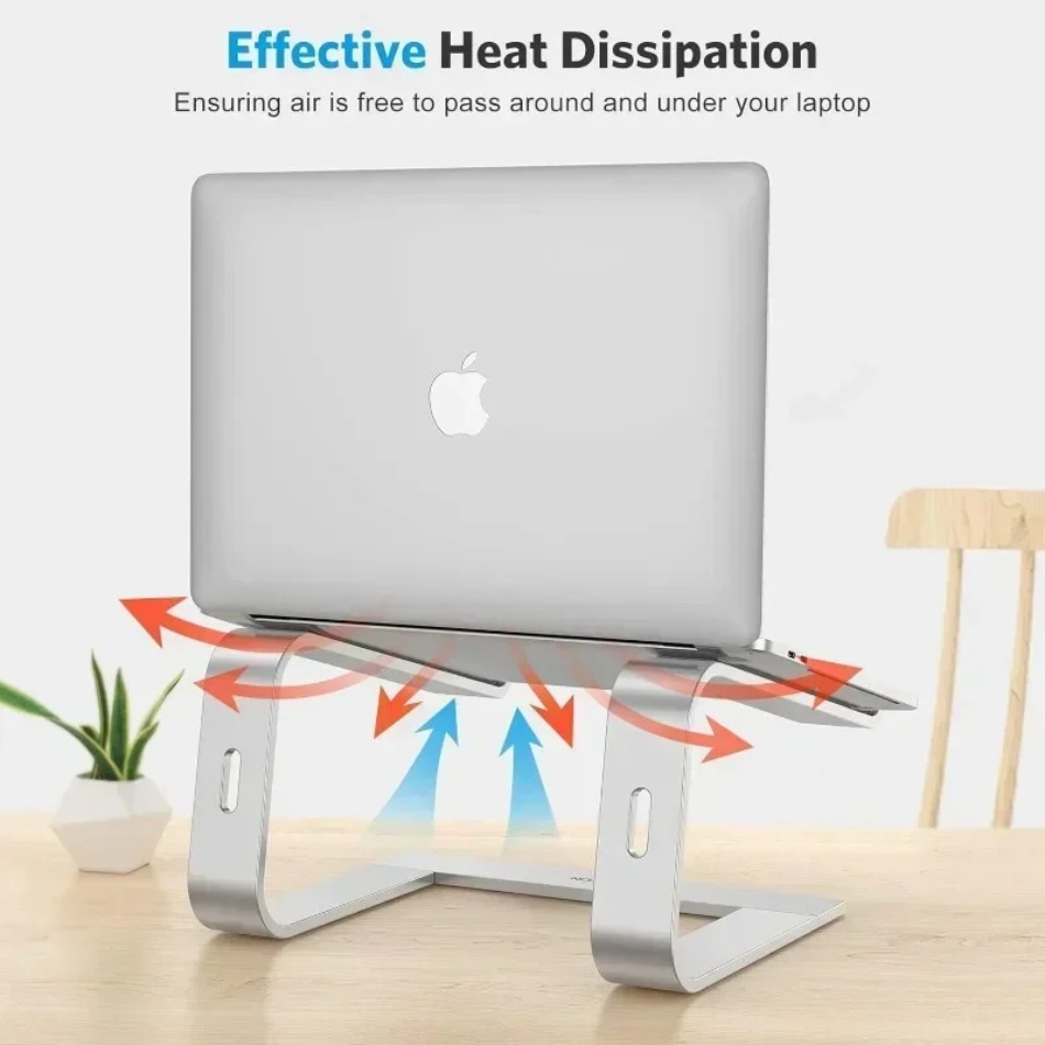 Draagbare laptopstandaard van aluminiumlegering Afneembare laptophouder voor desktop voor MacBook Air/Pro Lenovo en alle laptops 11-16 inch*