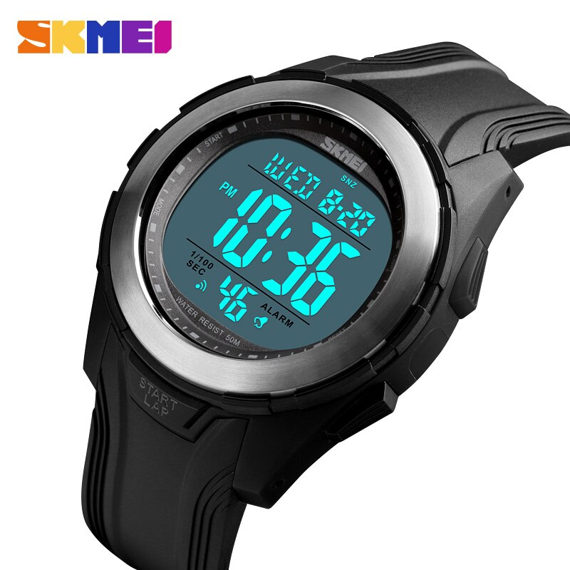 Skmei Mode Horloge Mannen Multifunctionele Digit Horloge Waterdicht Wekker Rvs Case Horloges Relogio Digitale Horloge