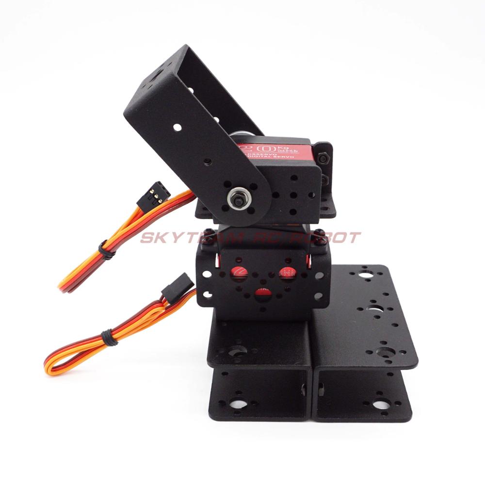 Rotory Draaibare Digitale Servo Platfm 2DOF Servo Robot Arm Camera Track Platform Met Digitale Servo Metallic Bouw