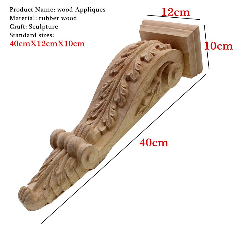 RUNBAZEF Stigma Zauberstab Säule Kamin Jahrgang Heimat Dekor Dekoration Maison Zubehör Moderne Holz Möbel Appliques Miniatur: 40cmX12cmX10cm