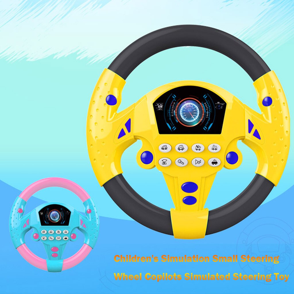 Kinderen Speelgoed Simulatie Kleine Stuurwiel Bijrijders Gesimuleerde Steering Speelgoed Wiel Vroege Onderwijs Klinkende Speelgoed Kid