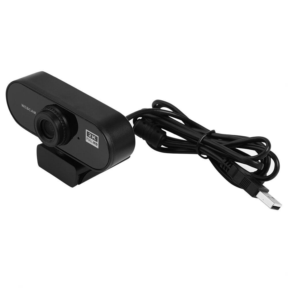2K HD Webcam with Built-in Microphone USB Driver Free Web Camera 2560*1440 1920*1080 1280*720P 640*360 for PC Computer