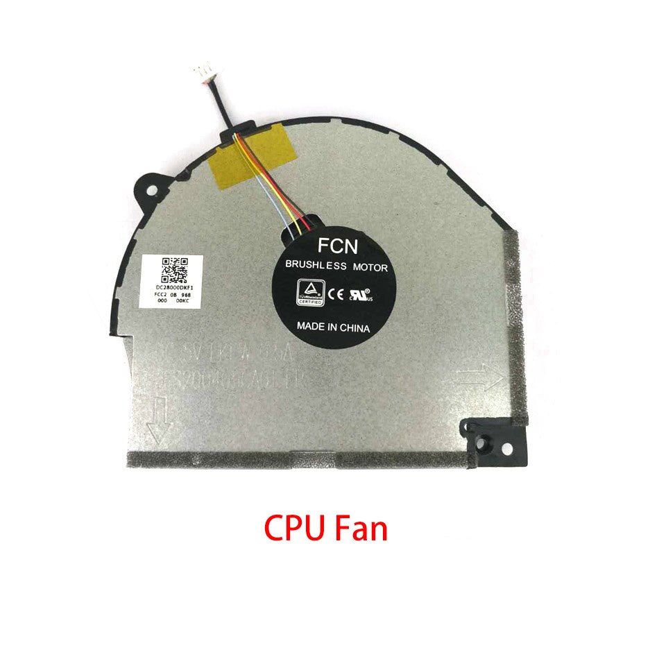 Ordenador portátil CPU + ventilador de refrigeración GPU para Lenovo Legion Y7000 Y530 Y530-15ICH-1060 Y530-15ICH: CPU Fan