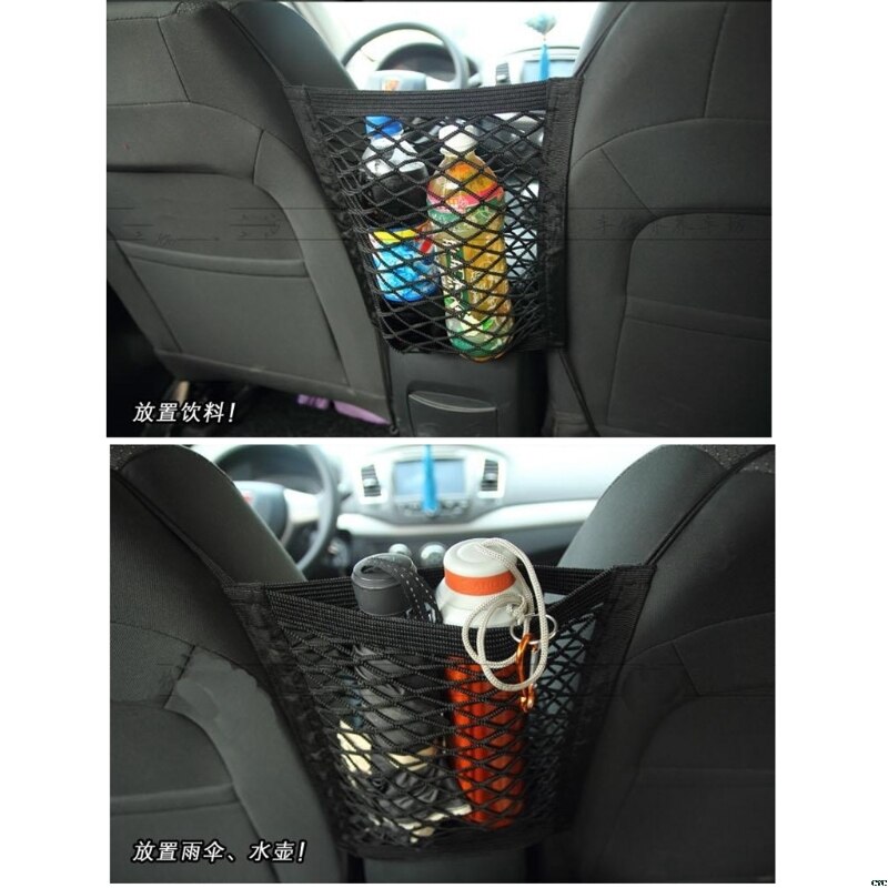 Baby Melk Fles Opslag Houder Auto Vrachtwagen Opslag Bagage Haken Opknoping Holder Seat Bag Net Mesh Fas