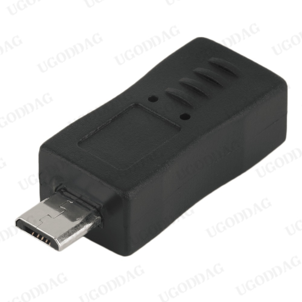Micro USB B Male to Mini USB Female M/F Adapter Connector Converter