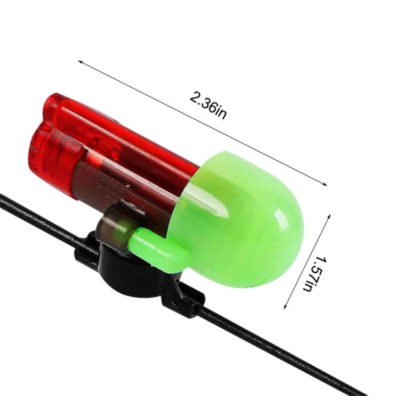 Night Fishing Bite Luminous Alarm Electronic LED Light Fishing Bite Alarms Fishing Line Gear Automatic Fishing Alert Indicator