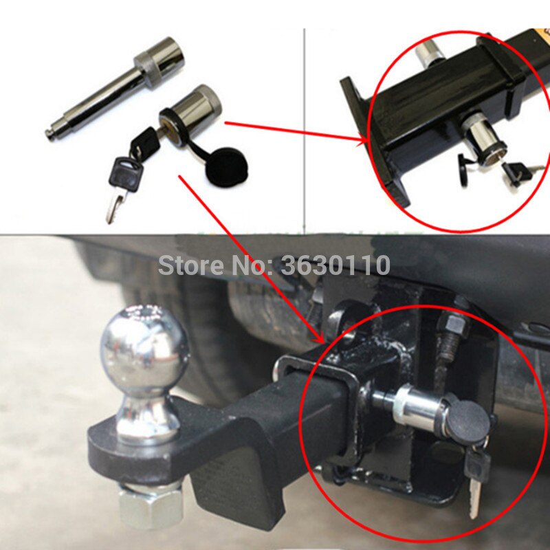 kits Tow Bar Ball Trailer parts hitch coupler lock with key Caravan heavy duty receiver lock Tow hitch trailer arm kit