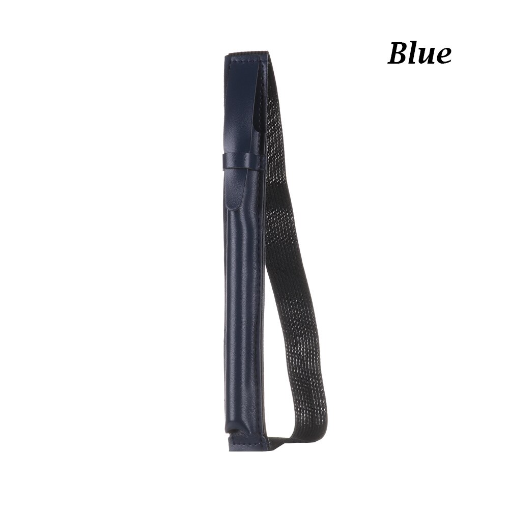 Portable Leather Stylu Pen Case Touch Screen Pen Cover Tablet Pen Holder Protective Sleeve Case Pouch for IPhone iPad: blue