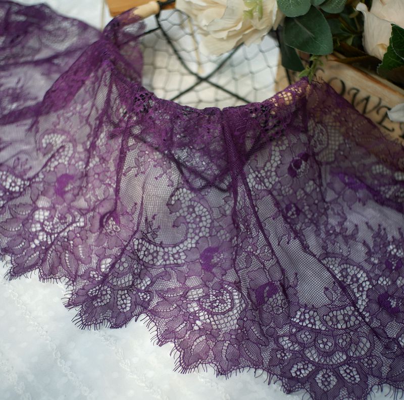 Breite 35CM länge 3 Meter exquisit wimpern spitze DIY kleidung zubehör hohl schleier hochzeit kleid stoff