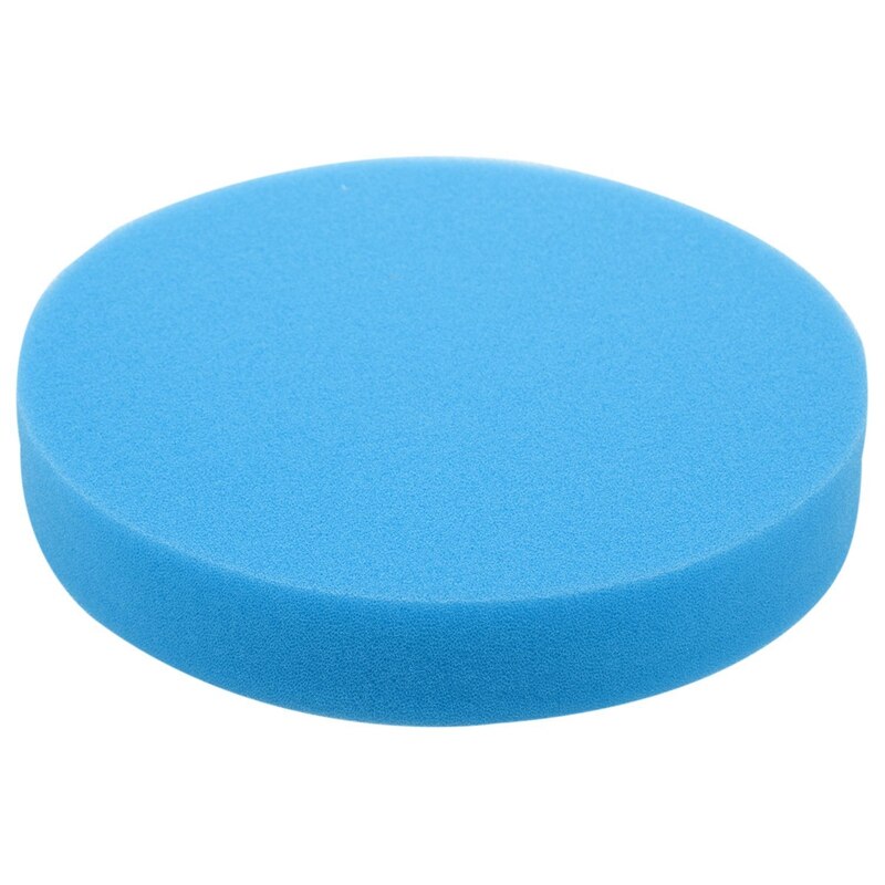 2 Stuks 6 Inch 150Mm Zachte Platte Spons Buffer Polijsten Pad Kit Voor Auto Polijstmachine, groen & Blauw