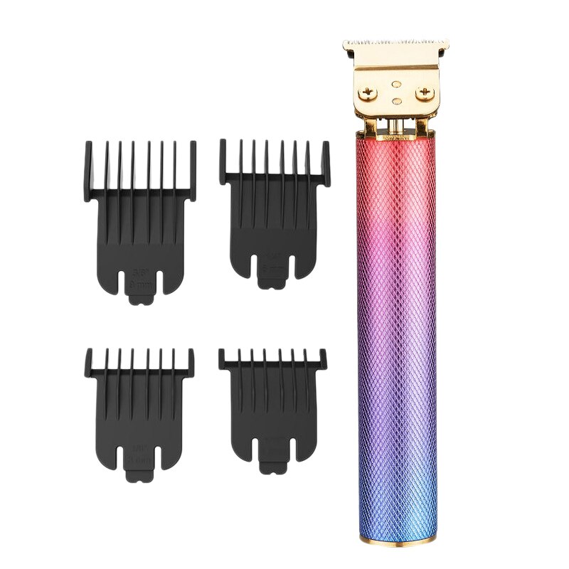 USB Rechargeable T9 Baldheaded Hair Clipper Cordless Shaver Trimmer 0mm Men Barber Hair Cutting Machine