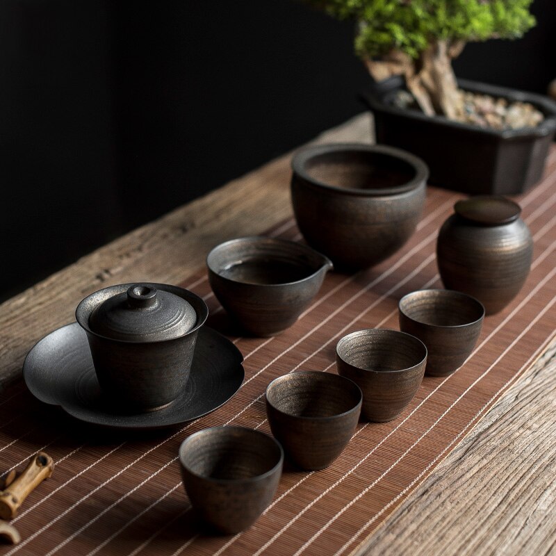 LUWU ceramic teapots gaiwan chinese kung fu tea pots drinkware