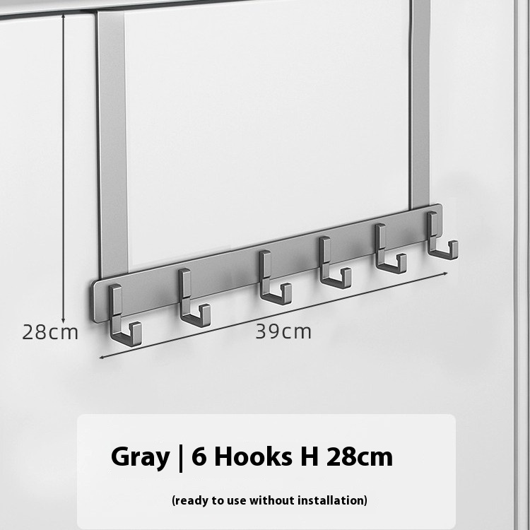 Över dörrkrokar, robust dörrhängare, kraftig att installera för badrum, sovrum, kök, hängande handdukar, rockar.: Lila
