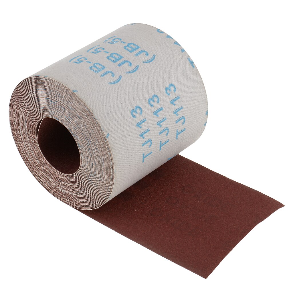  10m x 100mm 180 Grit Water Proof Emery Cloth Sanding Paper for Metalworking