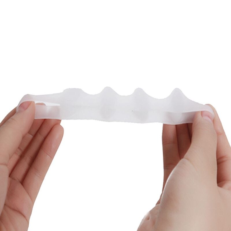 1 par ferramenta de cuidados com os pés sholl hallux valgus correção do polegar dedo do pé separador bursite pedicure silicone corrector para dedos dos pés