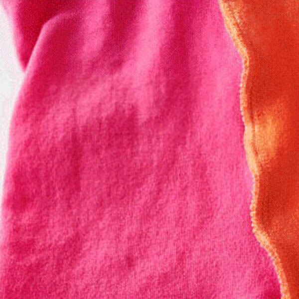 Nyeste trendy slik farve piger børn to-farve sømløs strømpebukser legging: Orange