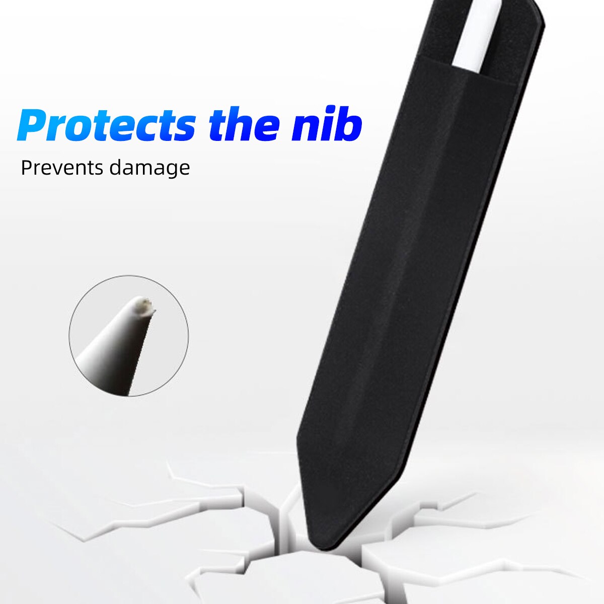 FONKEN Stylus Pen Holder Case for Ipad Android Tablet Active Pen Protect Bag Adhesive Pen Sleeve for Apple Pencil Storage Case