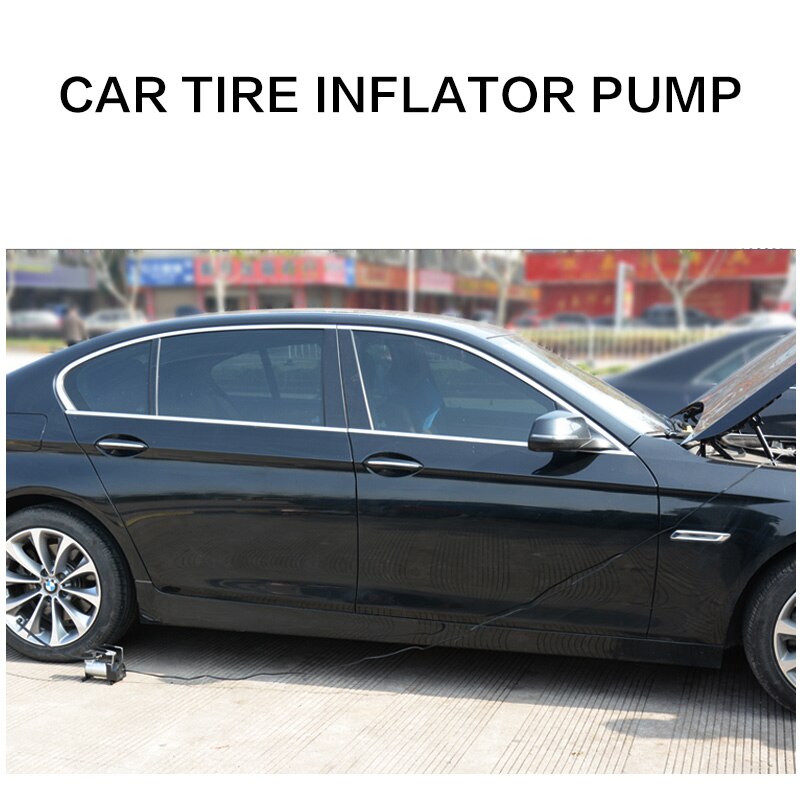DC 12V Auto Elektrische Luftpumpe Pumpe Einzigen-zylinder Auto Reifen Luft Kompressor mit Reifen Druck Monitor