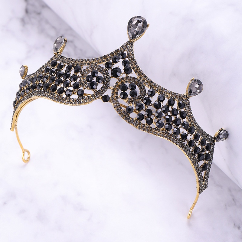 Trendy Stijl Kroon Tiara 'S Kristal Diadeem Voor Vrouwen Verkiezing Prom Bruids Bruiloft Haaraccessoires Sieraden Tiara 'S En Kronen Cadeau